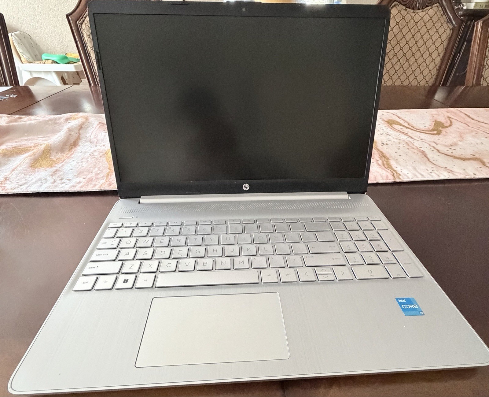 HP Laptop Silver Intel Core i3 Webcam Numeric Keypad USB HDMI