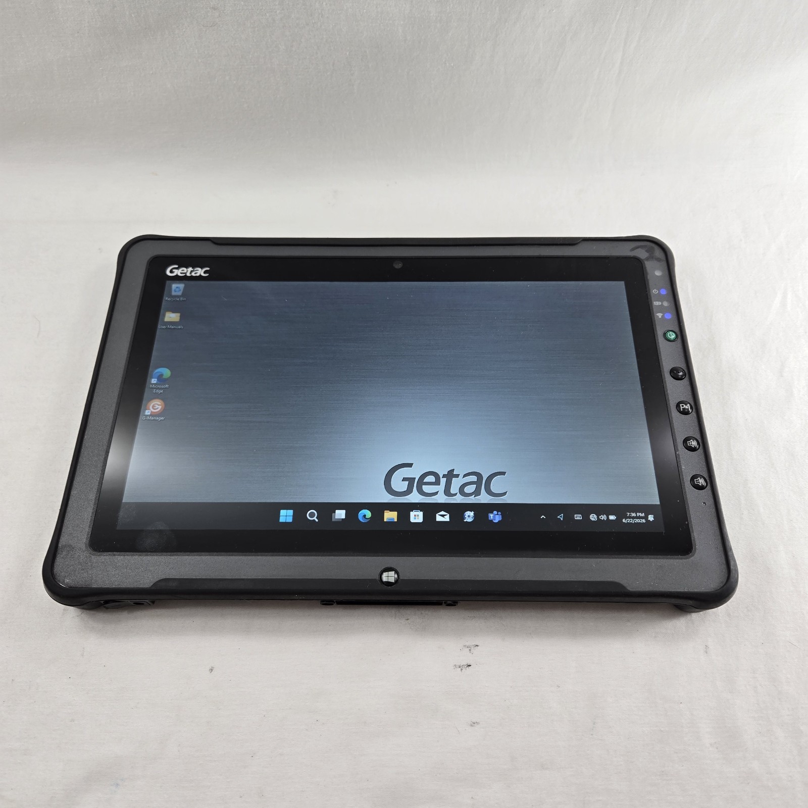 GETAC F110 G4 Rugged Tablet i5-7200U 2.50GHZ 128GB SSD 8GB – Win11P 4G – READ