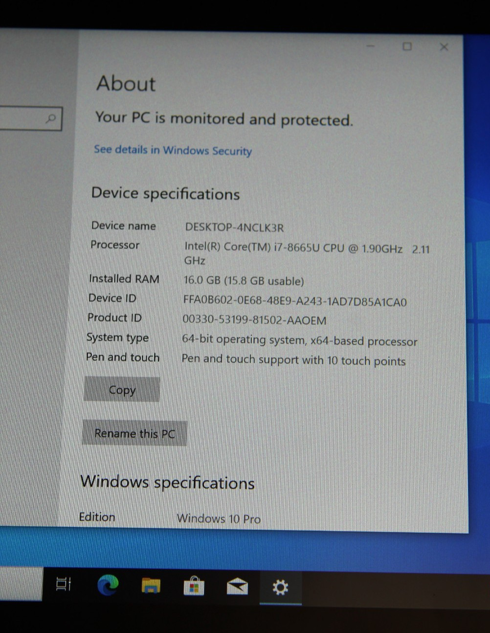 Dell Latitude 7220 Rugged Tablet i7-8665U 16GB Ram 512GB SSD Win 10 Pro