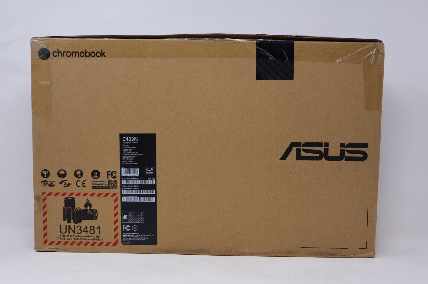 Asus Intel Celeron N3350 14-Inch Chromebook, Slate Gray – DEFECTIVE