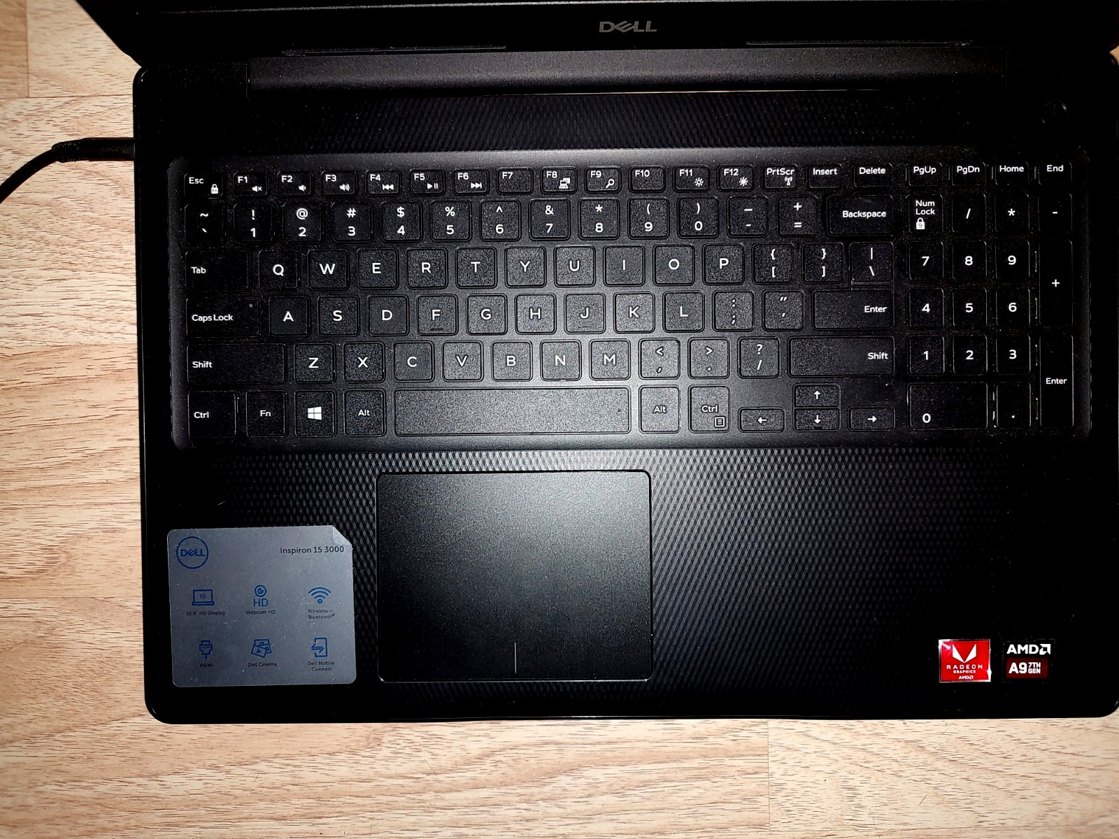Dell Inspiron 3595 15.6in 500 GB HD 4 GB RAM AMD A6-9225 Windows 10 Home