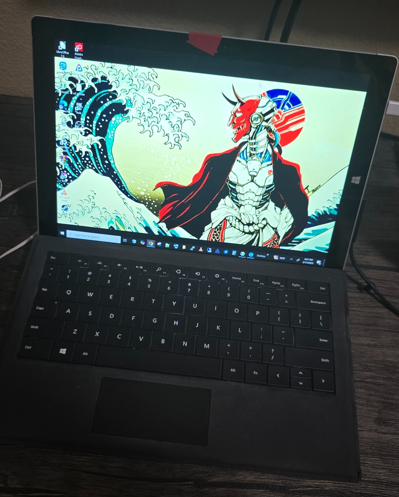MICROSOFT SURFACE PRO 3 i7-4650U 2.30 GHz 8GB RAM 256GB WIN 10 W/KEYBOARD