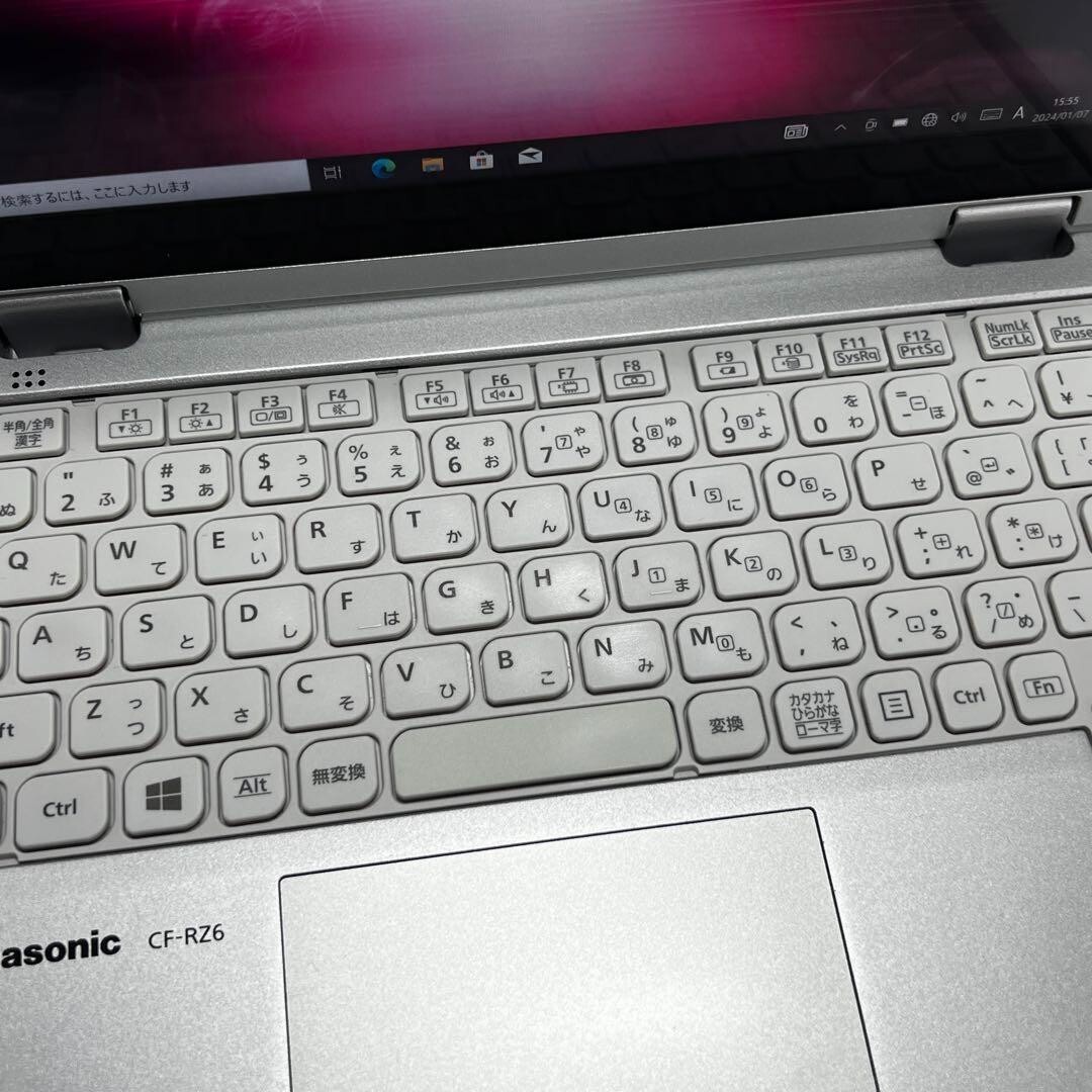 Panasonic CF-RZ6RFDVS TOUGHBOOK LET’S NOTE i5-7Y57 SSD256GB 4GB 2in1yoga with AC