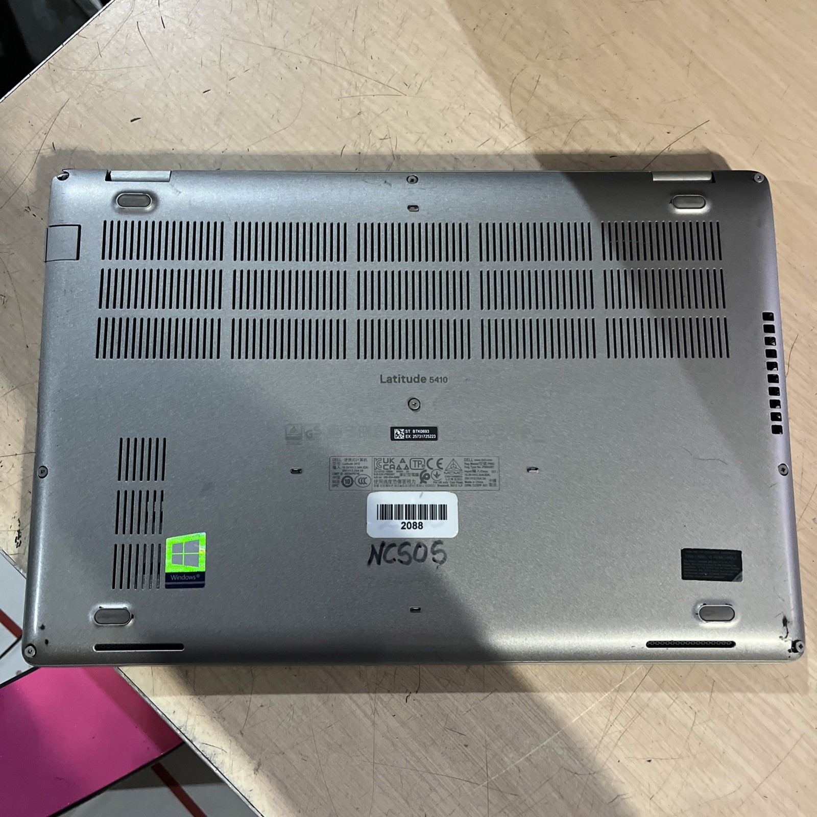 DELL LATITUDE 5410 INTEL CORE I5-10210U 1.60GHZ 8GB RAM NO HD