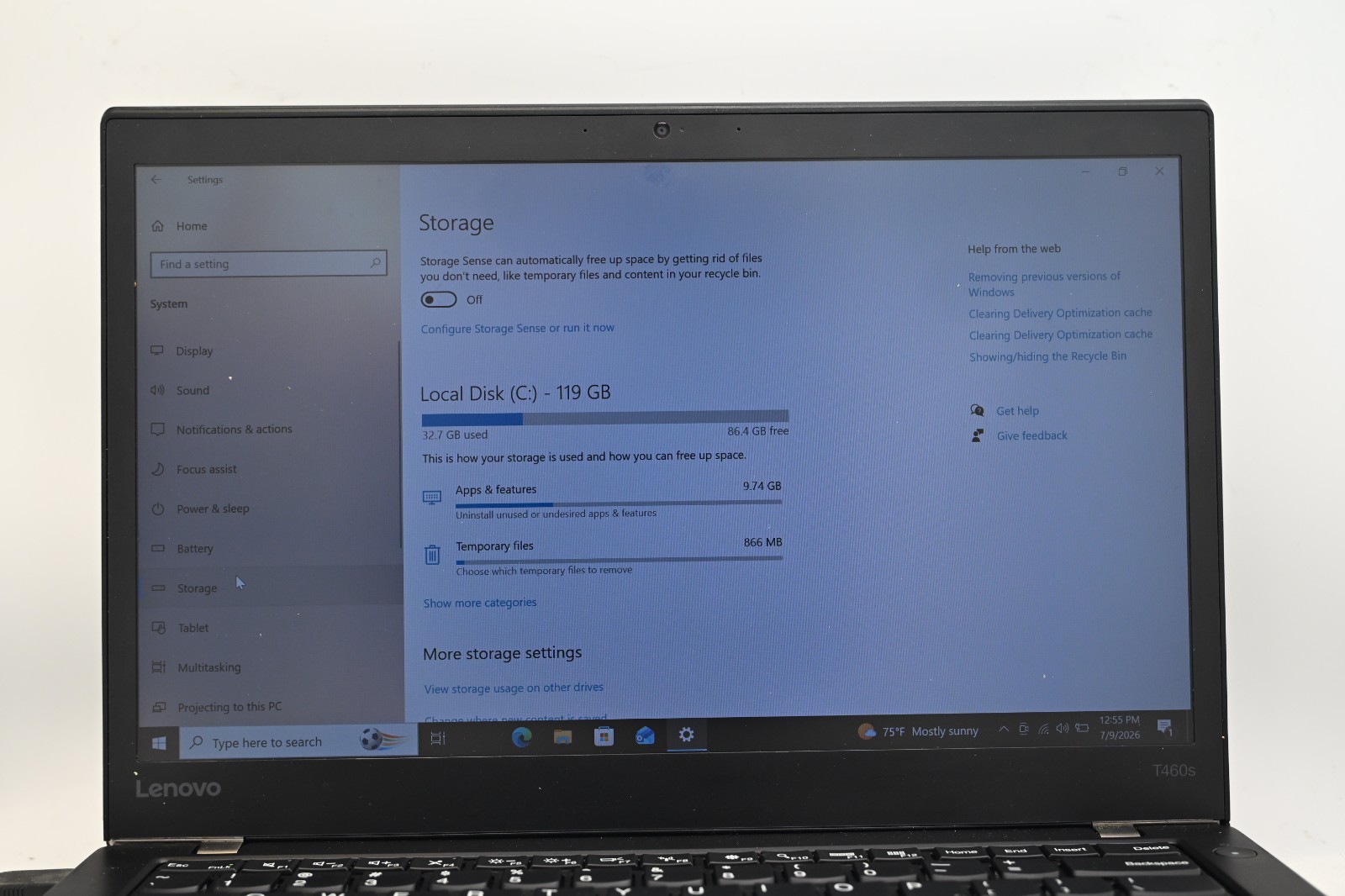 Lenovo Thinkpad T460s i5-6200u 2.3GHz 8GB RAM 128GB SSD