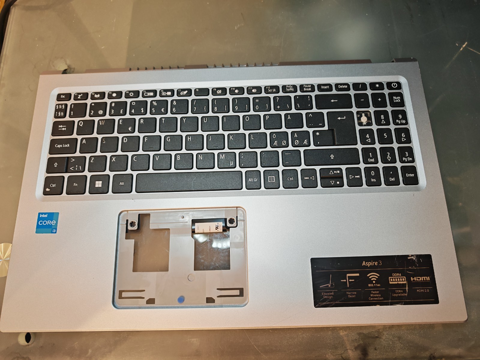ACER A315-58 A515-56 A315-35 TOP BODY PALMREST AM34G000500 AP34G000810