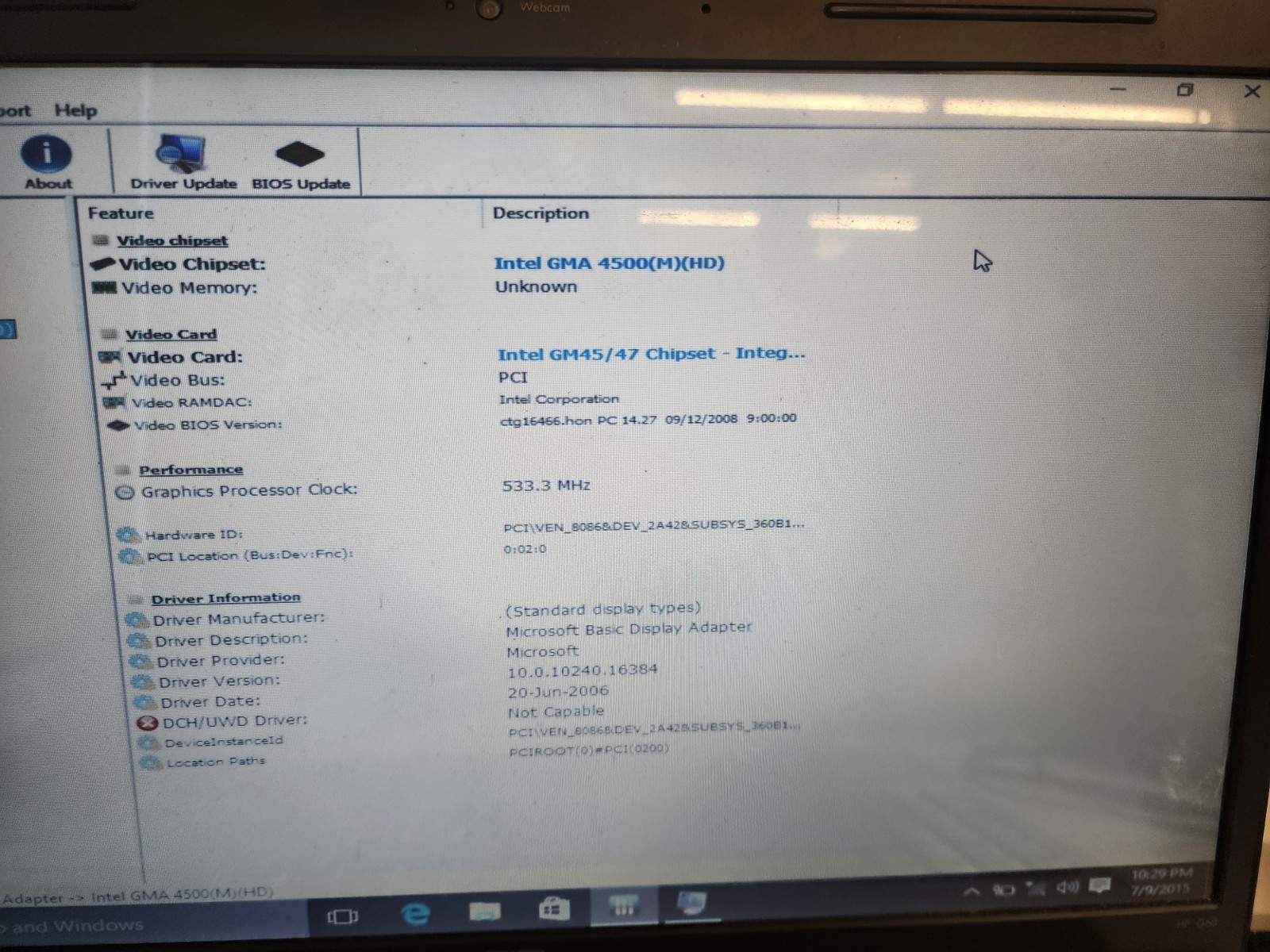 HP G60-235DX Intel Pentium Dual-Core T4200 2GHz 3 GB 320gb HDD READ