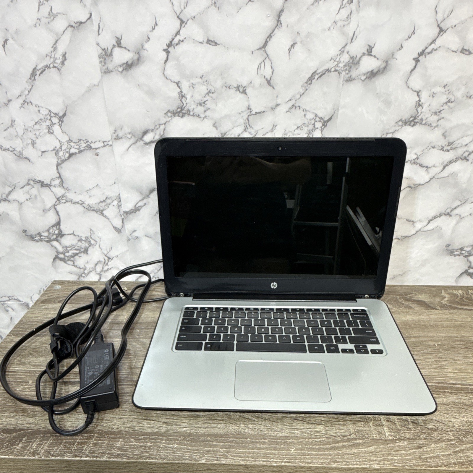 HP Chromebook 14 G3 14in Intel Celeron 4GB 16GB eMMC Chrome OS Charger