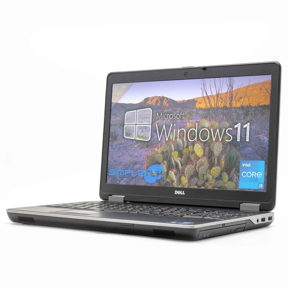 Dell E6540 15.6″ Windows 11 8Gb 240Gb Fhd I5 Notebook Gpu AMD 2Gb Pc Editing