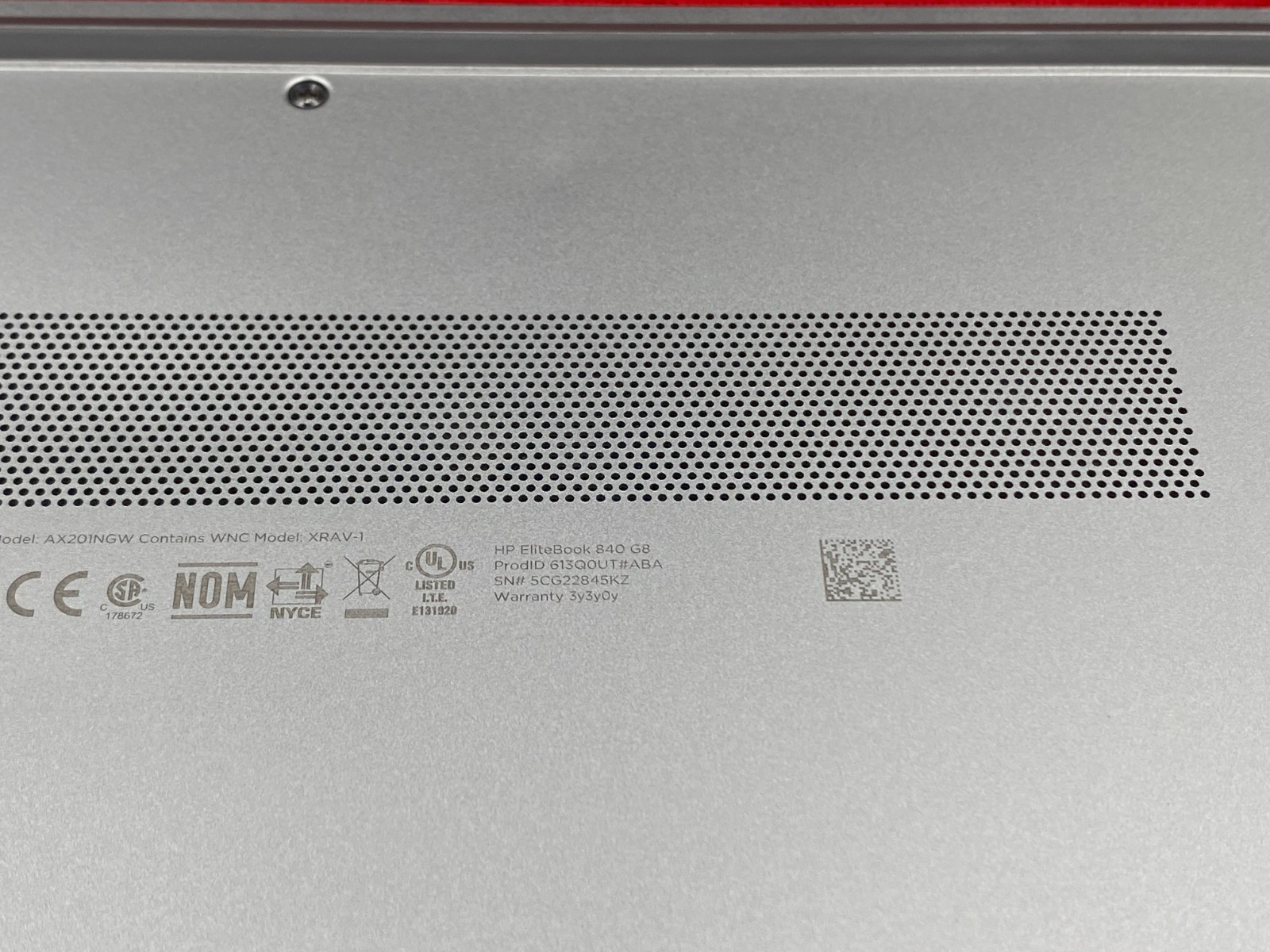 HP ELITEBOOK 840 G8 14″ i7-1185G7 16GB RAM 256GB NVMe WINDOWS 11 PRO GRADE B-