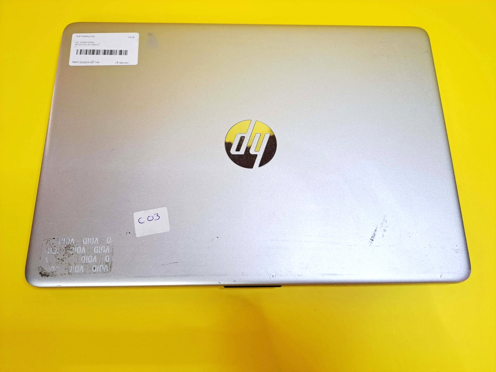 ⚡100% UNTESTED-MISSING PARTS⚡HP NOTEBOOK 14 PC 14-DQ1030CA INTEL CORE i5 LAPTOP