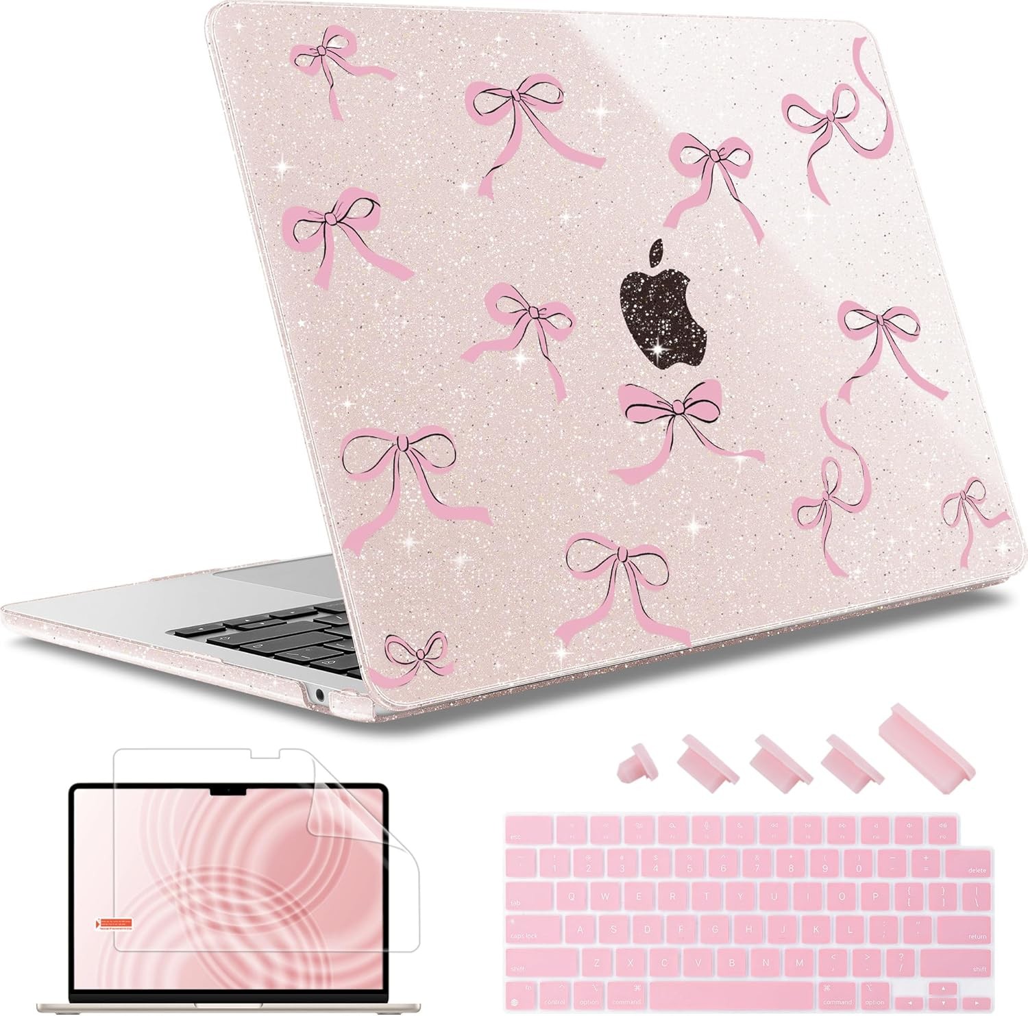 Case for MacBook Air 13/13.6 inch M5 A3449 M4 A3240 M3 A3113 M2 A2681, Sakura Pi