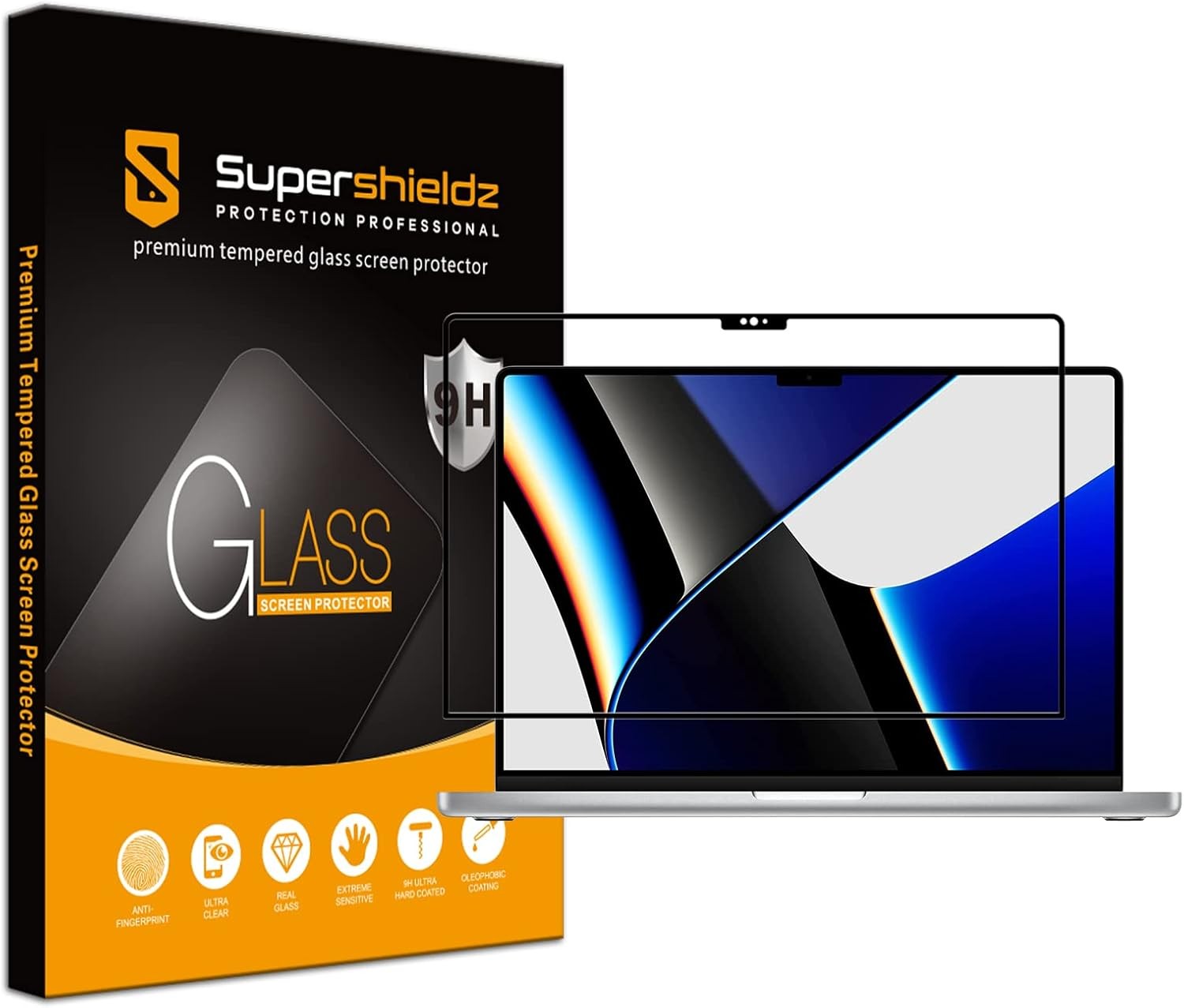 MacBook Pro 16 inch (M5, M4, M3, M2, M1, Pro/Max) Tempered Glass Screen Protecto