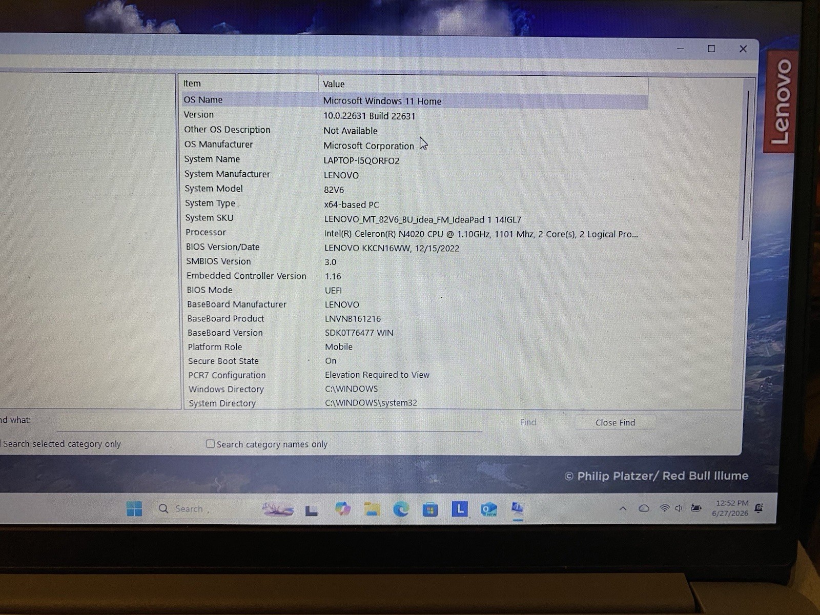 Lenovo IdeaPad 1 14IGL7 14″ Celeron N4020 4GB RAM 64GB eMMC