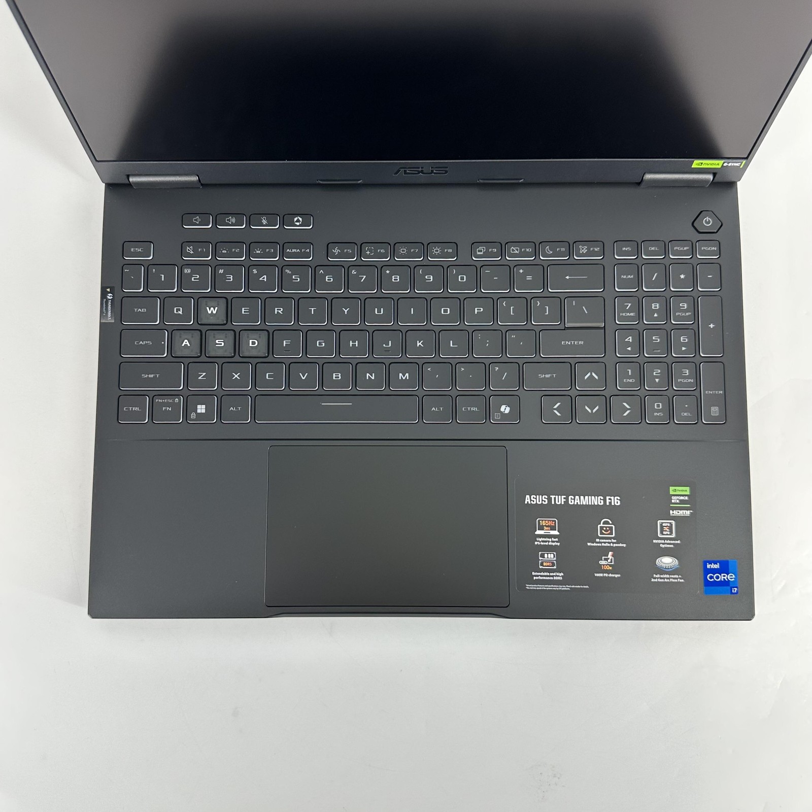 Asus TUF F16 165Hz FHD+ 2.2 GHz i7-14650HX 16GB 512GB SSD RTX 5060 BENT FRAME