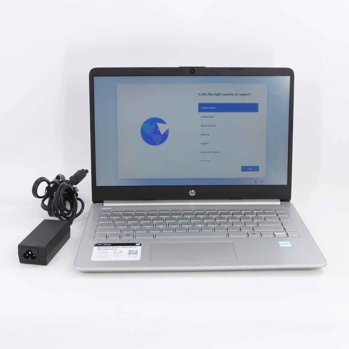 HP 14-DQ6XXX 14″ Laptop N150 4GB 128GB Battery 100% – Very Good (FPP011778)