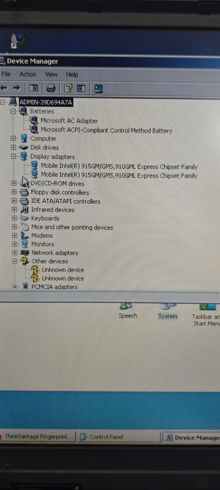 IBM ThinkPad T43 | Pentium M 1.86GHz | 1GB RAM | 40GB HDD | Win XP | Docking