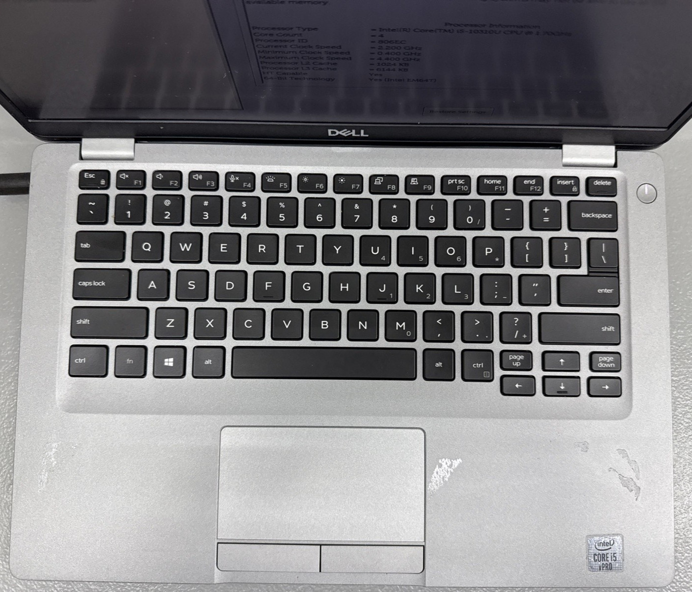 Dell Latitude 5410 | Core i5-10310U | 4GB RAM | No SSD / No Battery | Parts