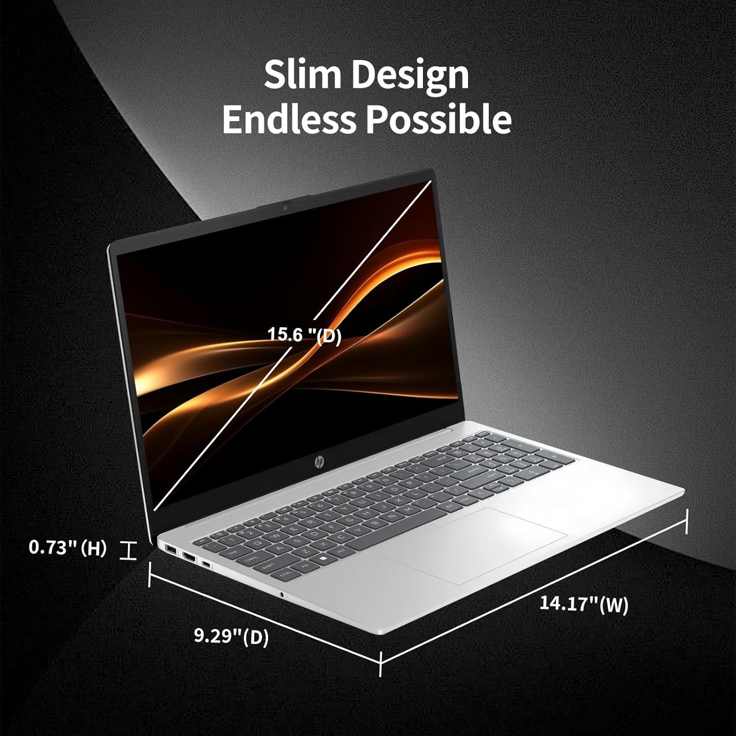 HP 15.6″ Touch Laptop,13th i3-1315U,UpTo 8G 256GB SSD Anti-Glare+Win11pro 4.5GHZ