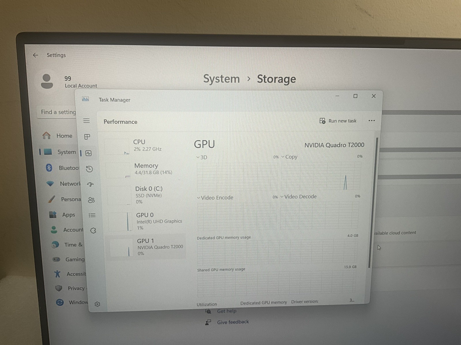 Dell Precision 5750 17″ i7-10850H, 32GB Ram 512GB SSD Windows 11 Home T2000