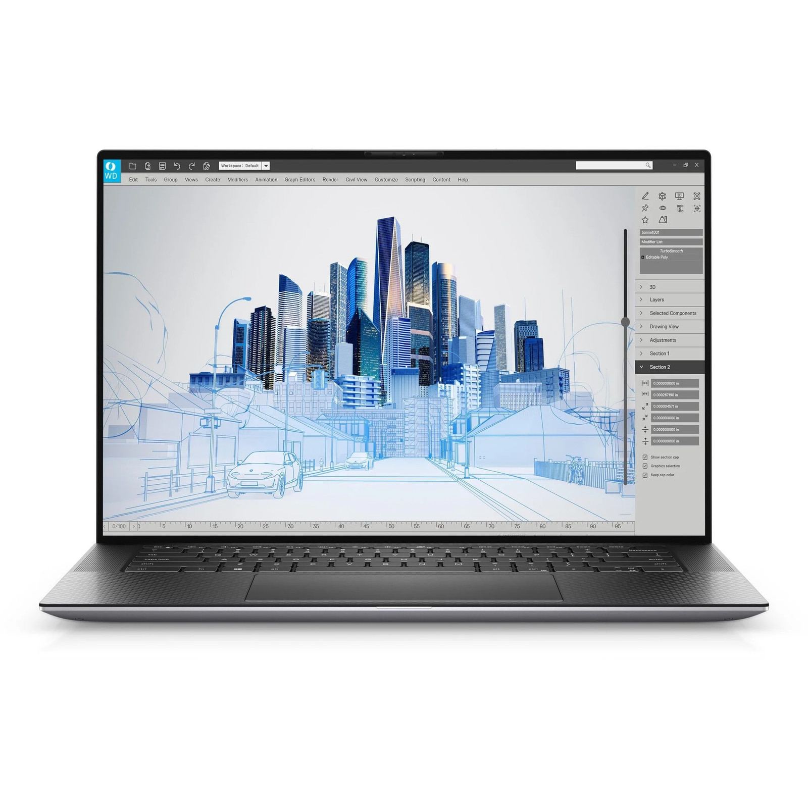Dell Precision 5560 15.6″ FHD+ Laptop Intel Core i7-11850H 16GB 512GB Win11P