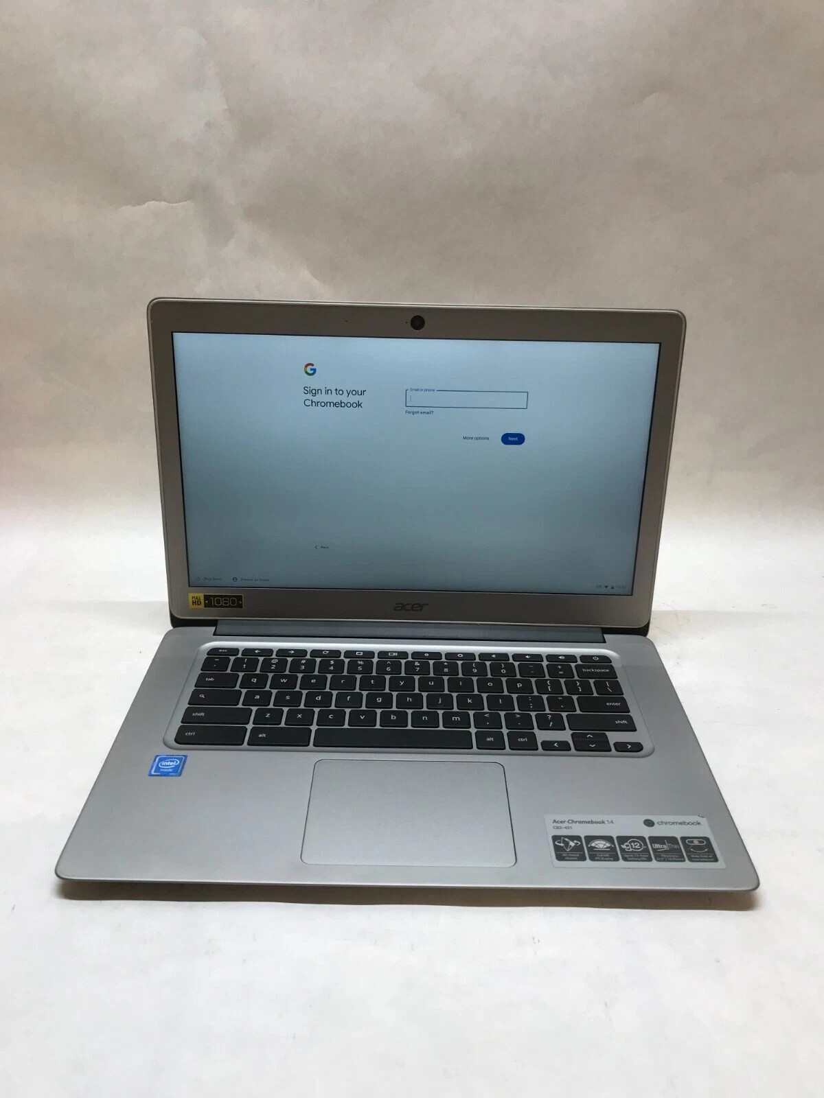 Acer Chromebook 14 CB3-431-C7VZ 14″ Intel Celeron 4GB RAM 32GB eMMC ChromeOS