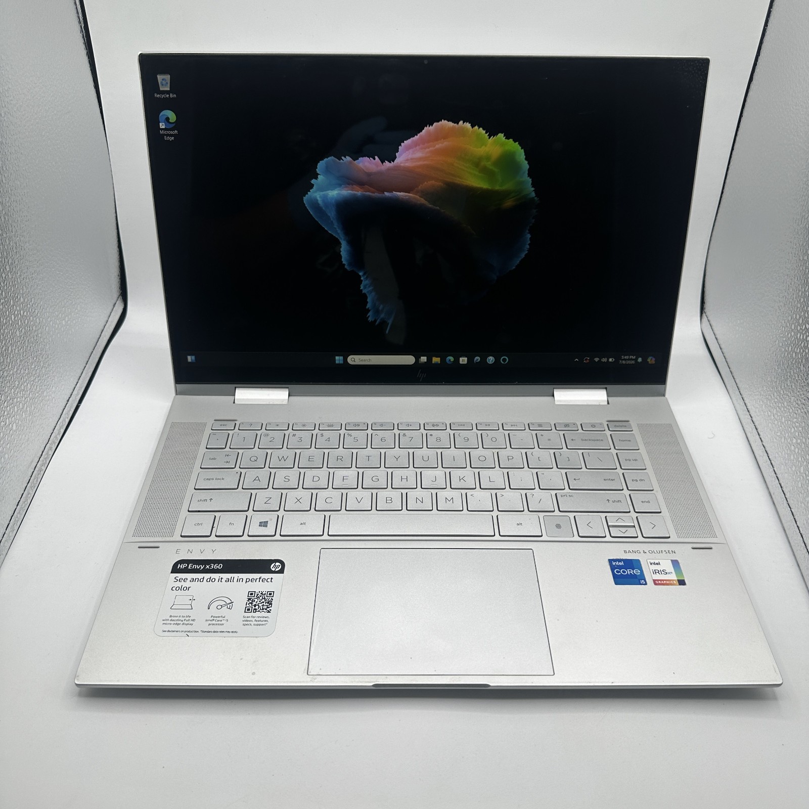 HP ENVY x360 15m-es1013dx i5-1155G7 8GB RAM Works Read