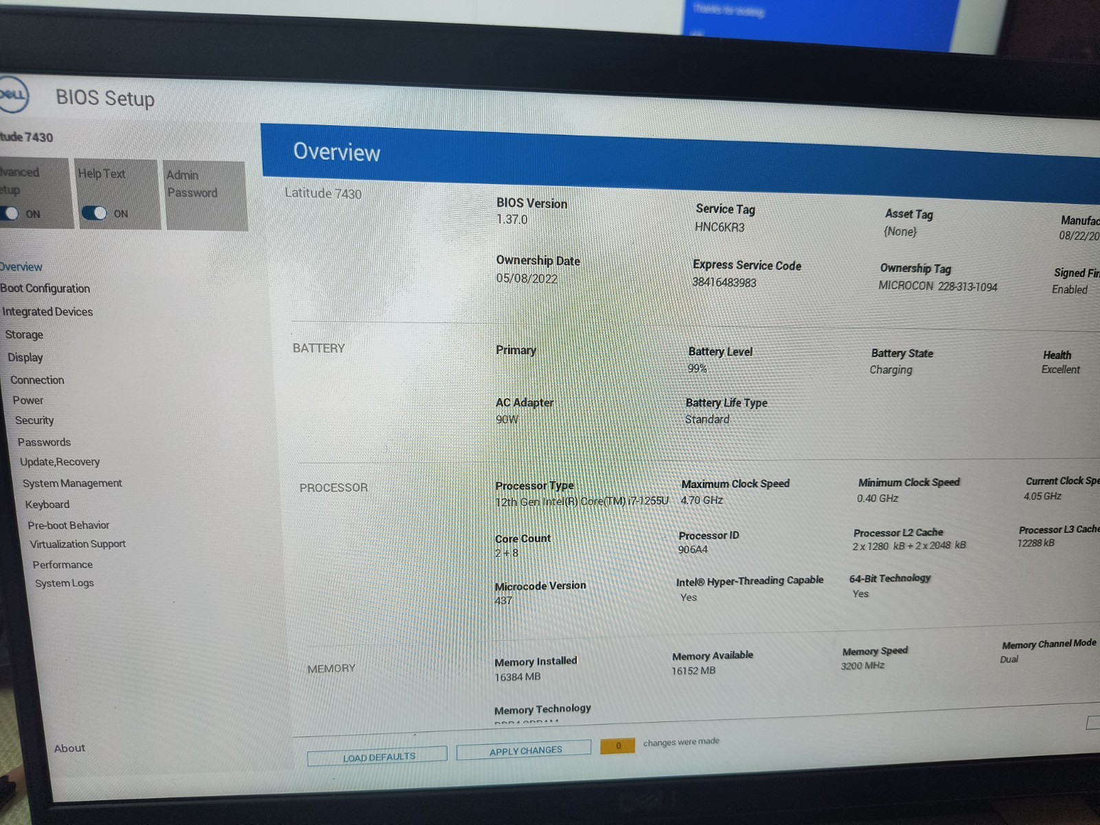 Dell Latitude 7430 14″ FHD Touchscreen I7-1255U, 16GB, 512GB NVMe, Win 11 Pro