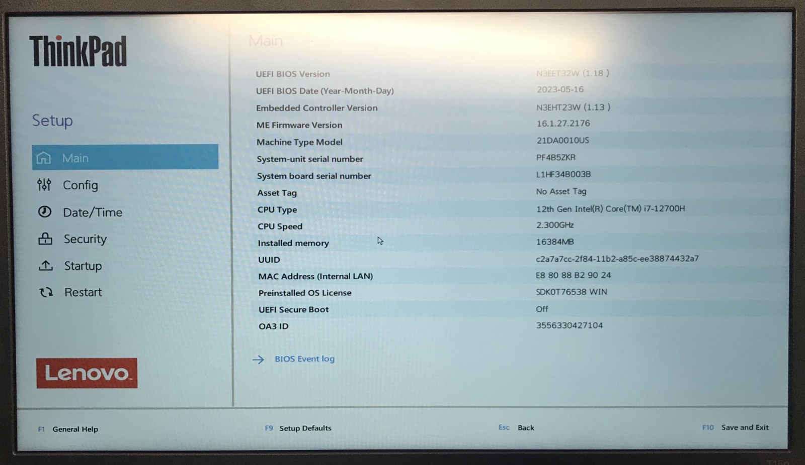 Lenovo ThinkPad T15p Gen 3 15.6″ i7-12700H 16GB RAM 512GB NVMe, Remote Managed