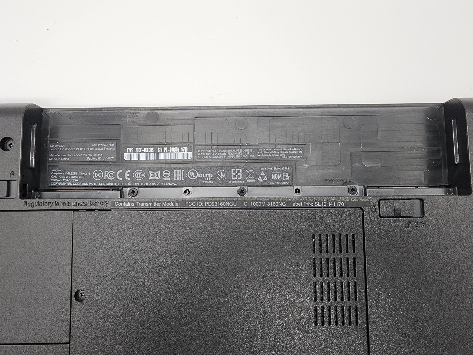 Lenovo ThinkPad E550 14″ i3-5005U 1.7GHz 8GB RAM 128GB HDD Win 10 Pro