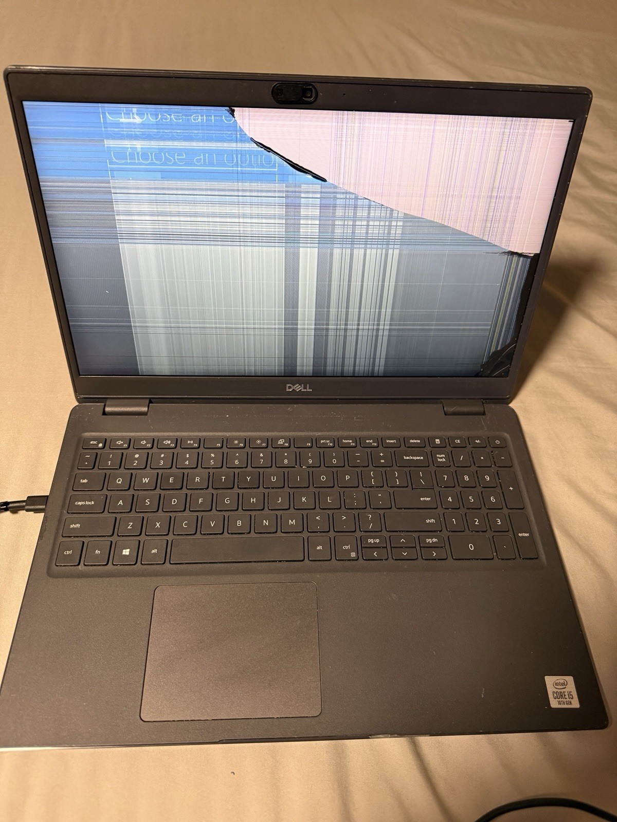 Cracked Screen Dell Latitude 3510 Intel Core i5 16GB RAM 256GB NVMe Win 11 Pro