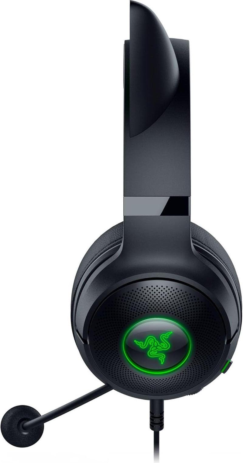 Razer Kraken Kitty V2 USB Wired Headset Chroma RGB Kitty Ears Reactive Lighting