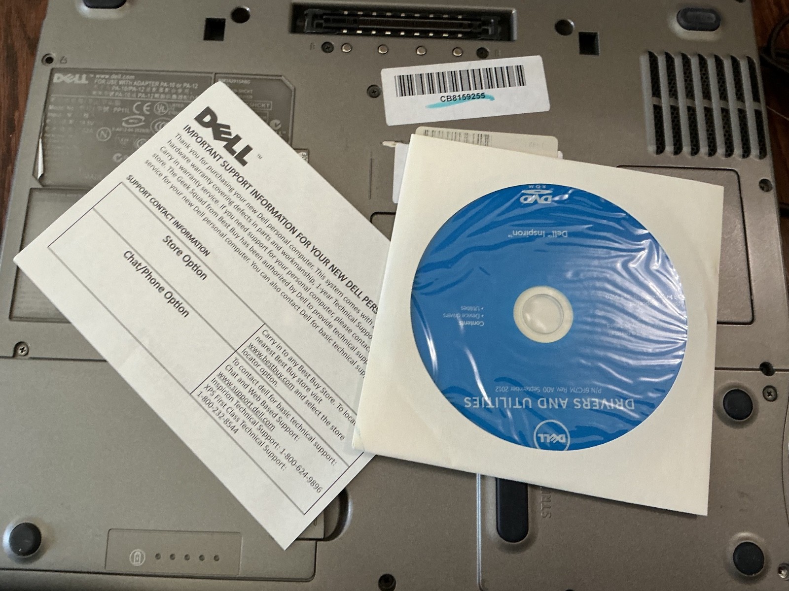 Dell Latitude D610 Windows XP 2005 Laptop Pentium M, 1GB RAM, TESTED WORKS