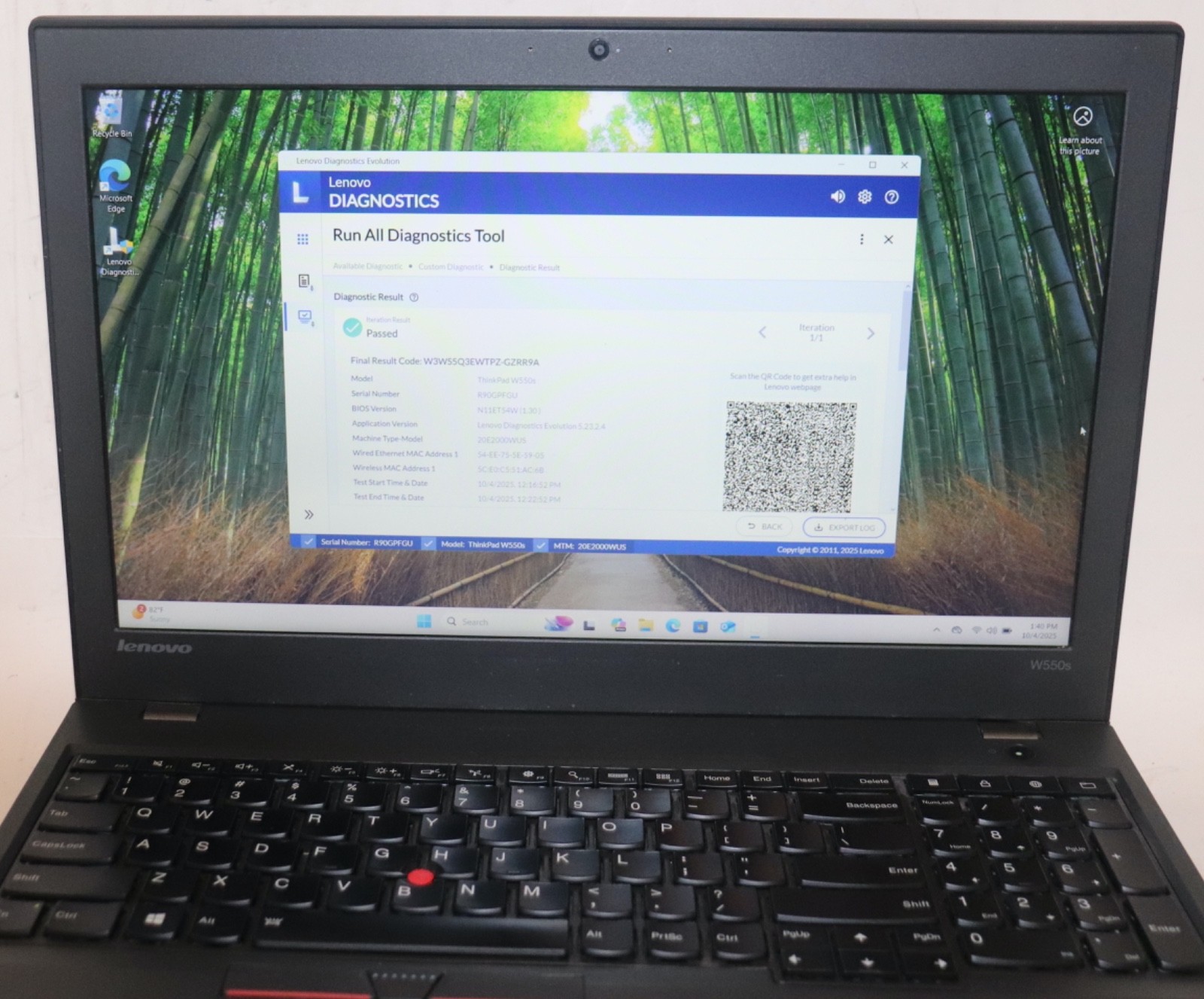 Lenovo ThinkPad W550s|Intel core i7@2.60GHz|16GB RAM|256GBSSD|WIN11.Prof|NVIDIA