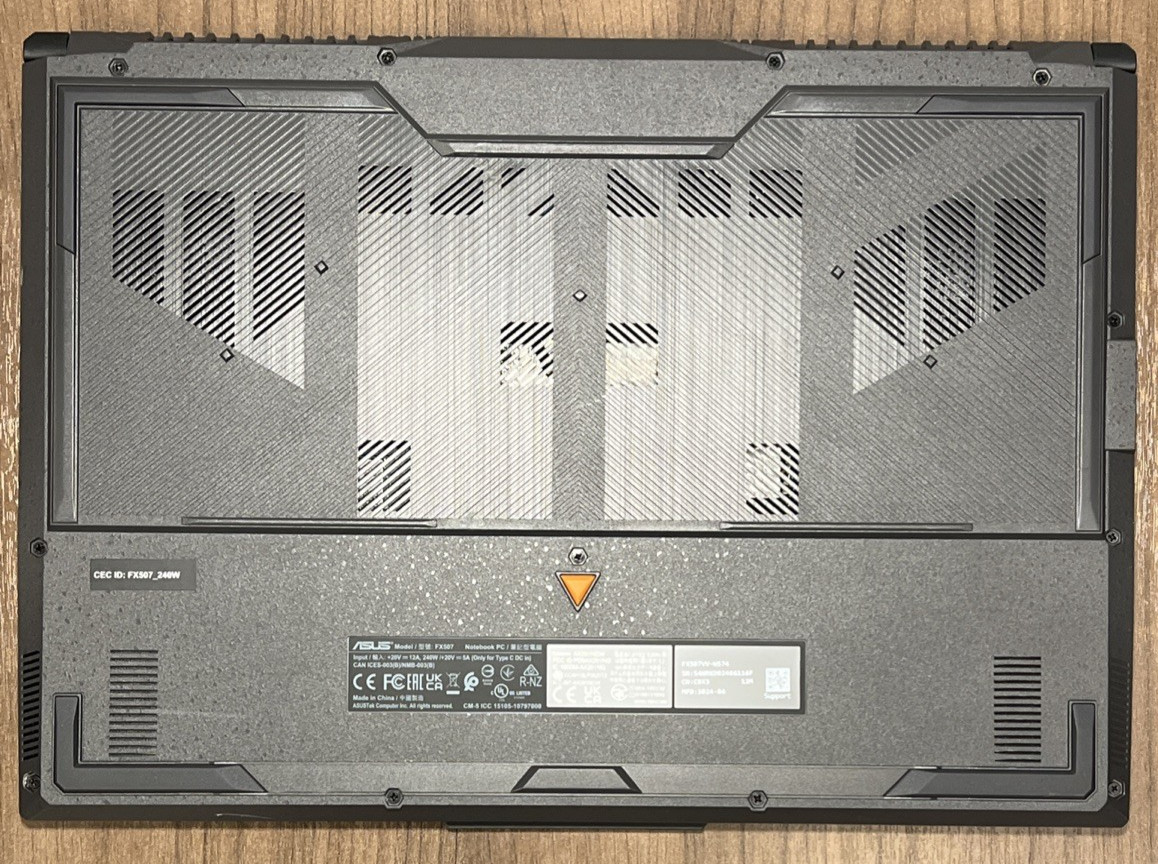 ASUS TUF Gaming F15 i7-13620H RTX 4060 (8GB) 16GB DDR5 512GB SSD 15.6″ 144Hz