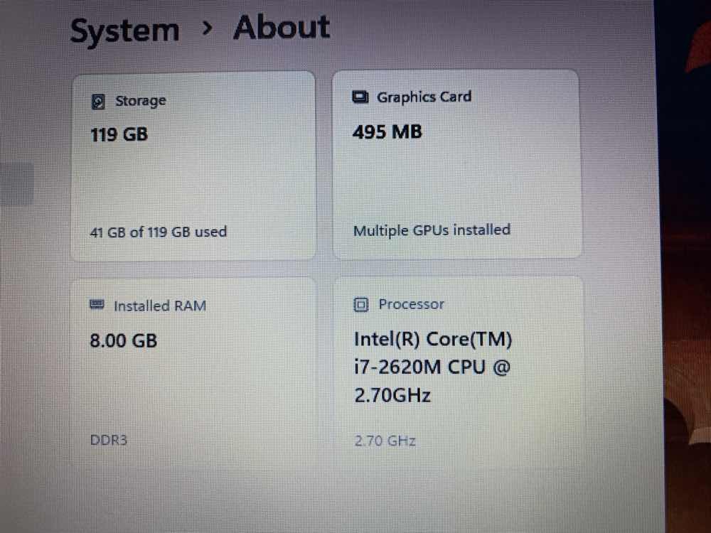 Dell Latitude E6420 14″ Core i7 8GB RAM 128GB SSD Win 11 Pro Laptop