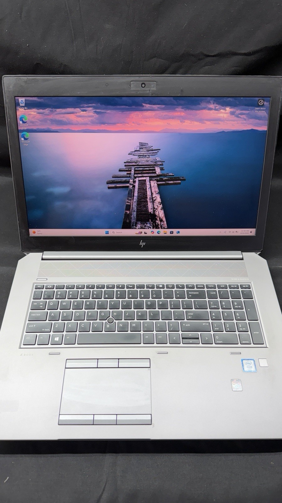 HP ZBook 17 G5 2018 17.3” WIN 11 Xeon E-2176M 32GB RAM 1TB SSD Quadro P4200