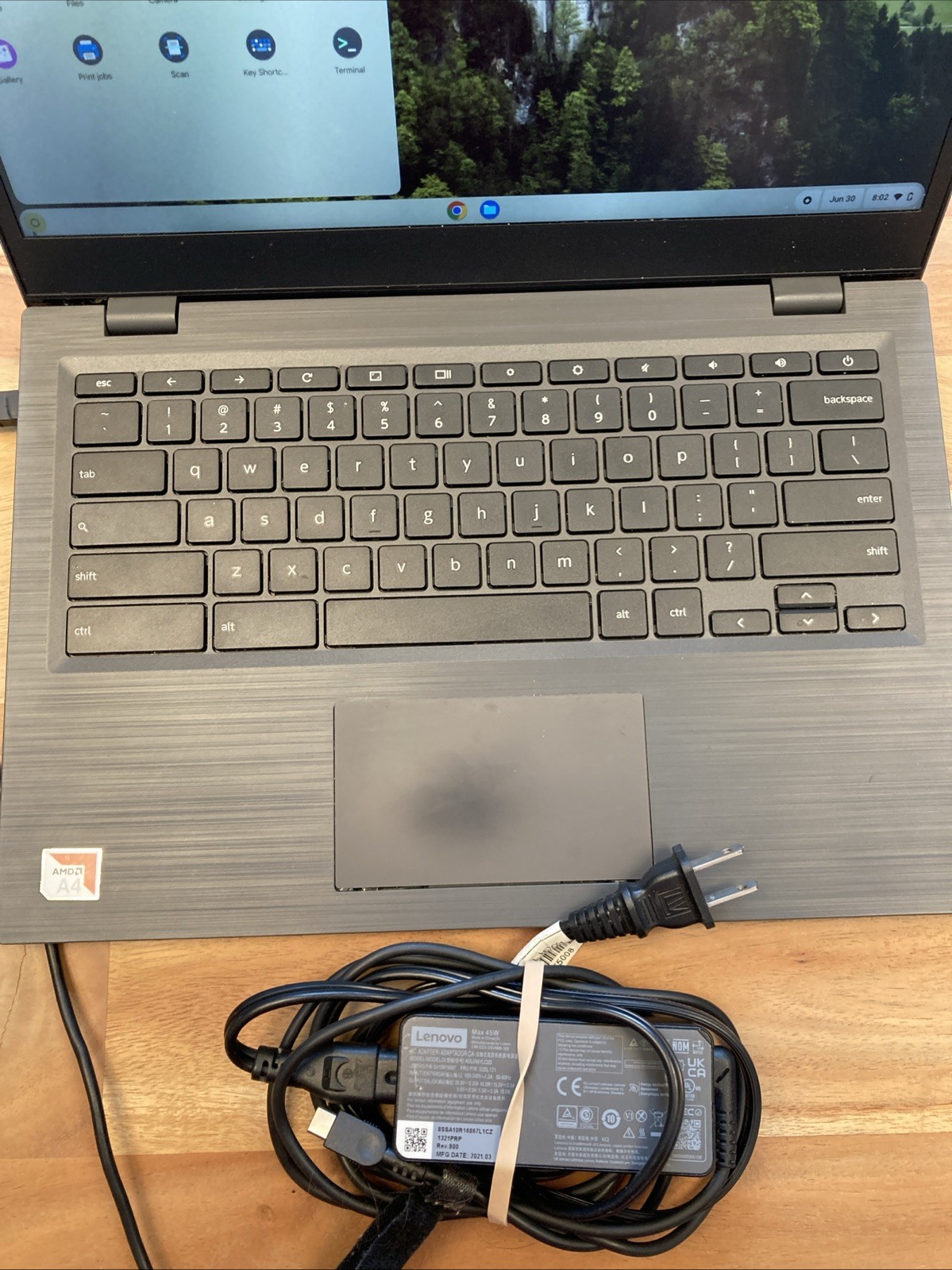 Lenovo 14e Chromebook, 14″ *Touch* A4-9120C With OEM Charger