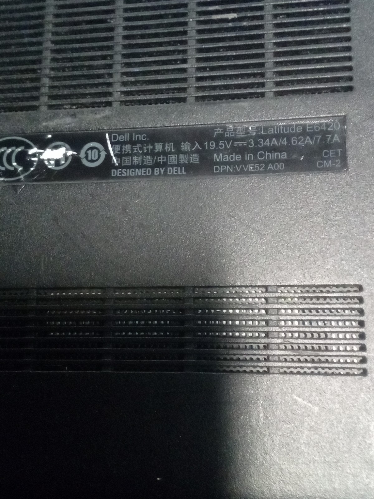DELL LATITUDE E6420 14 in (Intel Core i5 2nd Gen., 2.10GHz, Laptop, NO HD