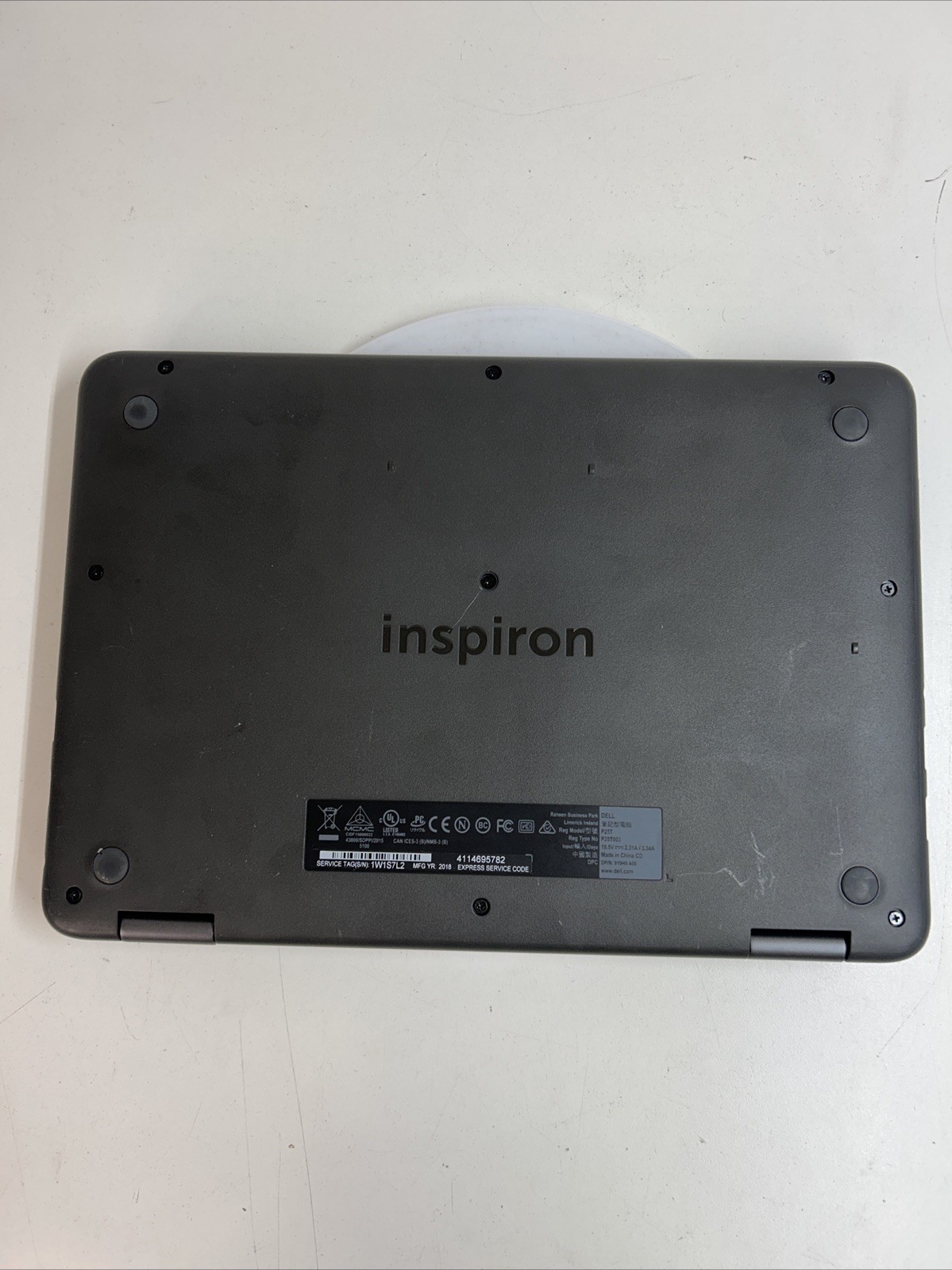 Dell Inspiron 3185 Touch Convertible PC AMD A6-9220e 32GB eMMc 8GB RAM W10P