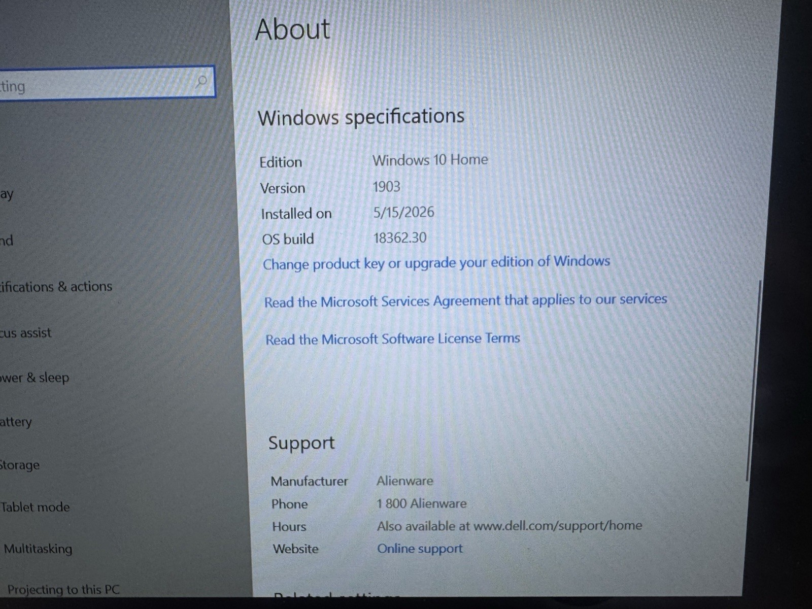 Alienware M15 R1 16GB 475GB SSD Intel i7-9750H NVIDIA Gaming Laptop PC Computer