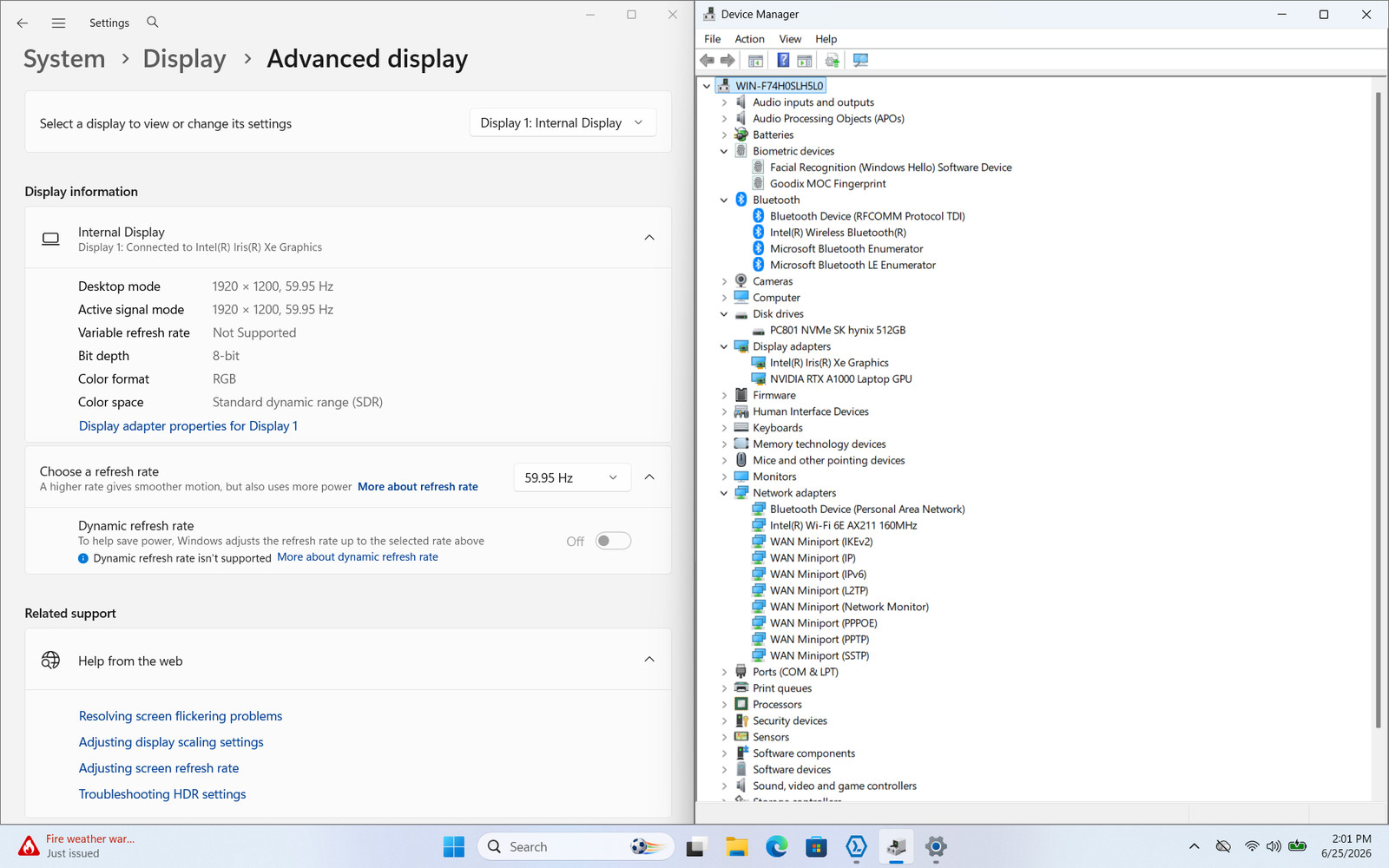 Dell Precision 5570 16″ i7-12800H RTX A1000 32GB 512GB SSD Win11