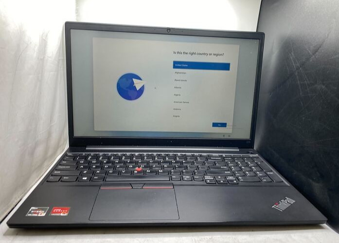 Lenovo ThinkPad E15 Gen 2 Laptop 15.6″ AMD Ryze 5 4500U 16GB RAM 512GB SSD