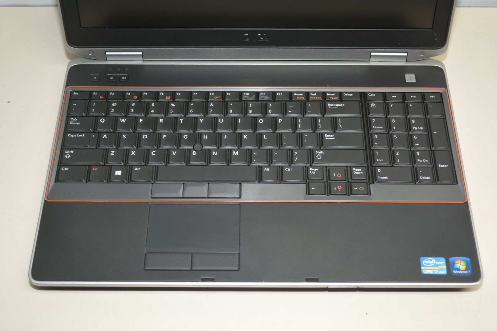 Dell Latitude E6520 Intel Core i7-2720QM @ 2.20GHZ 8GB Ram No HD #W165