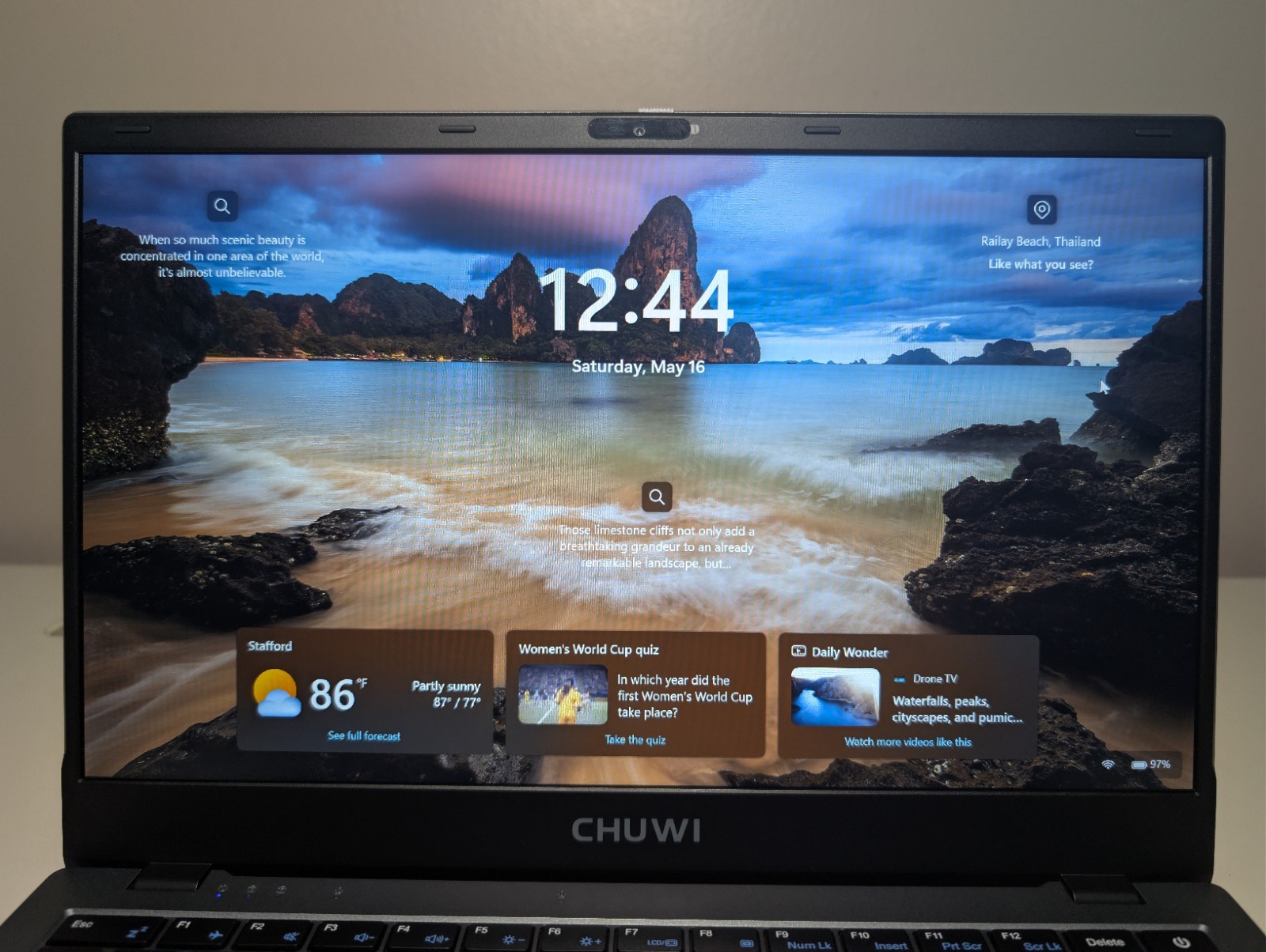 CHUWI GEMIBOOK XPRO | Intel N100 8GB RAM 256GB NVMe SSD | FHD Windows 11 Pro