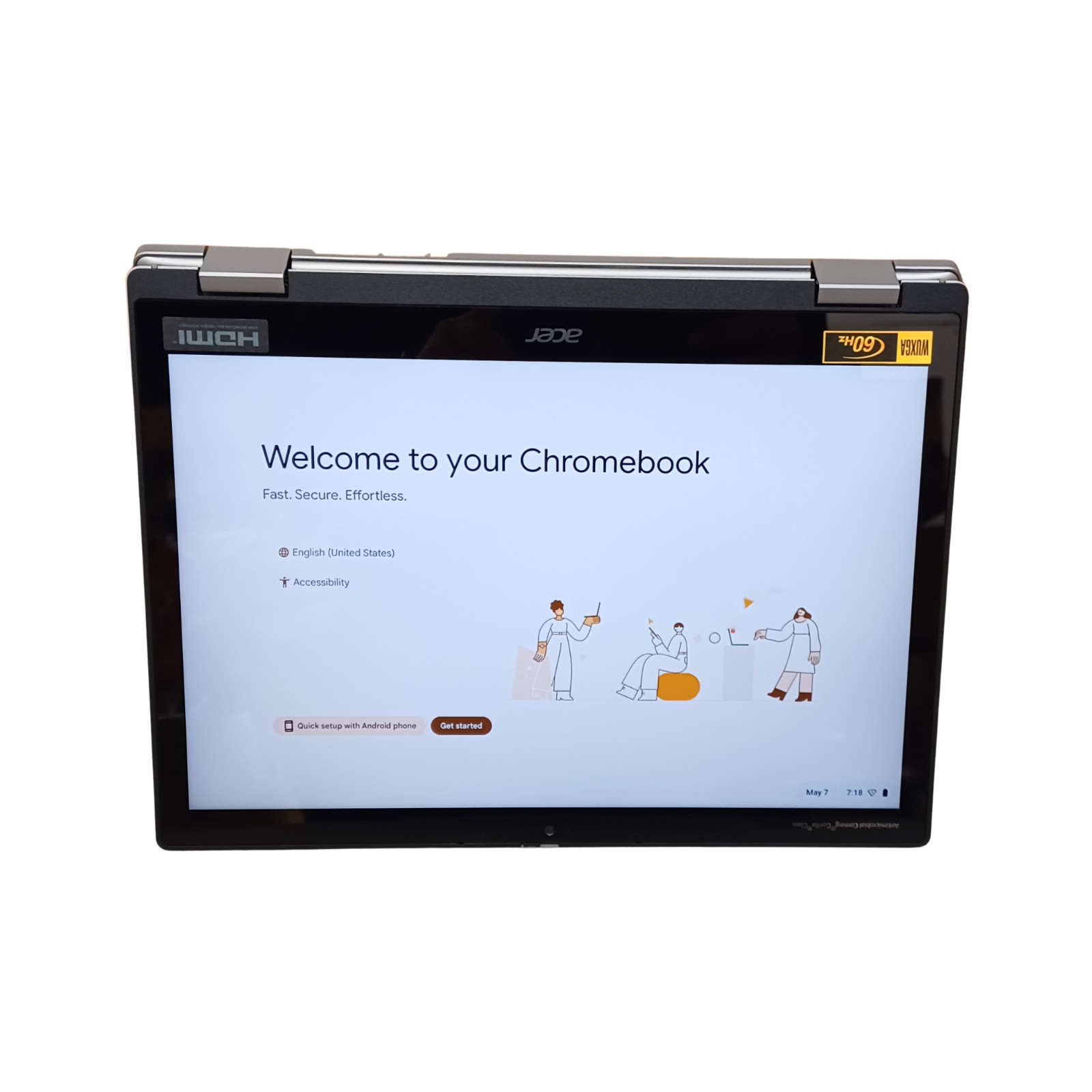 Acer Chromebook Spin 312 12.2″ WUXGA i3-N305 8GB 128GB eMMC ChromeOS, Silver