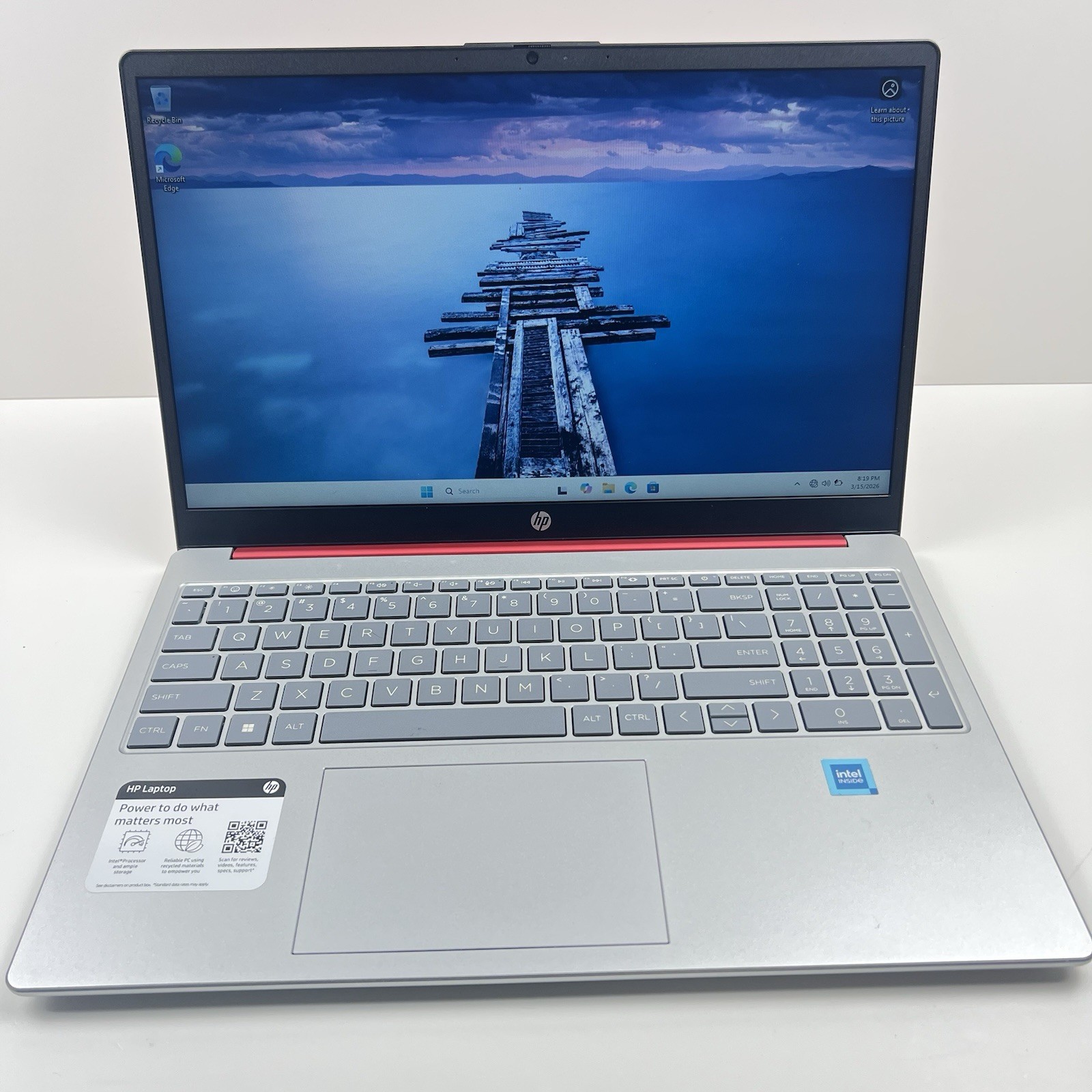 HP 15-fd0083wm 15.6″ 128GB SSD 4GB RAM Intel Pentium N200 1.1GHz Laptop – Red