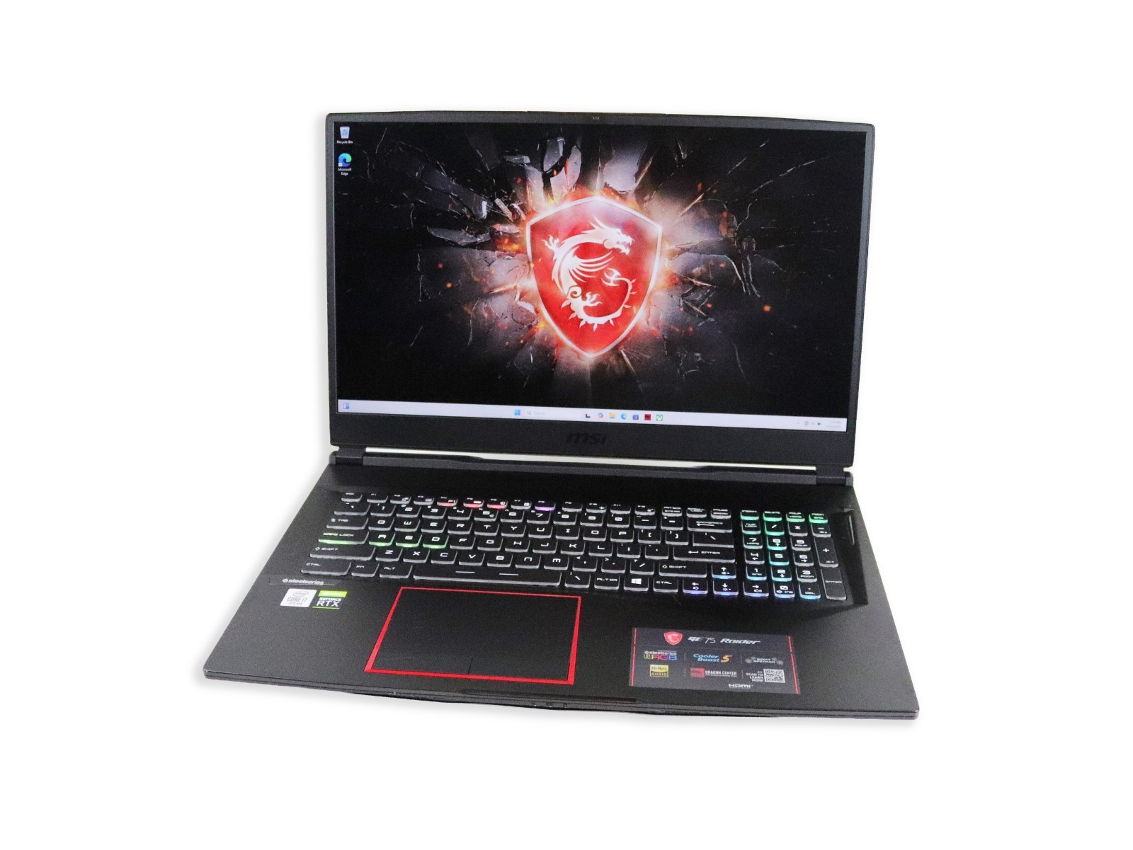 MSI GAMING 17.3 GE75 Intel Core i7-10750H 16GB DDR4 512GB SSD + 1TB HDD RTX 2070