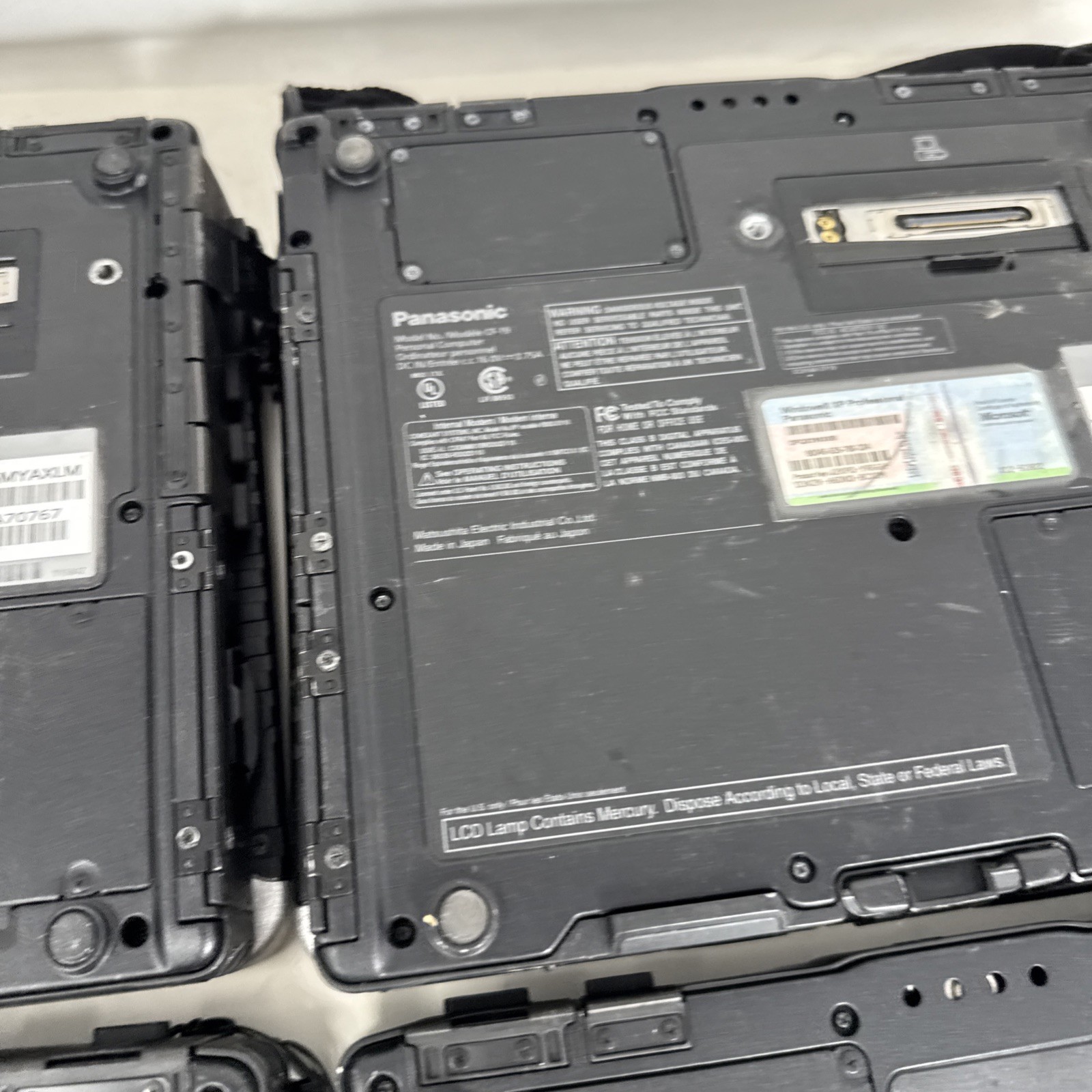 Lot of 5 Panasonic Toughbook CF-19 – UNTESTED- For Parts Unit AS IS