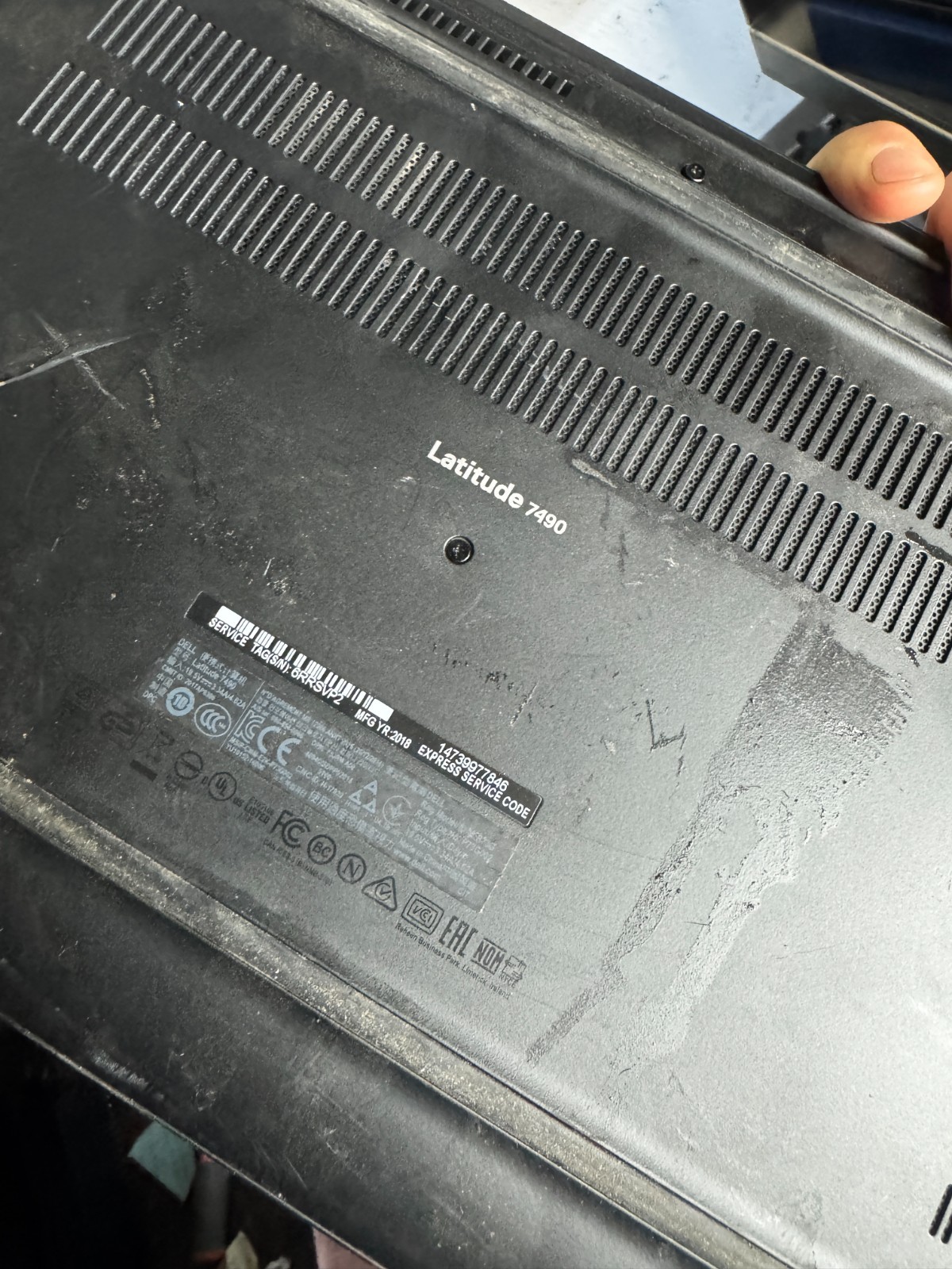 Dell Latitude 7490 Intel Core i5 7th Gen Laptop for Repair #5908